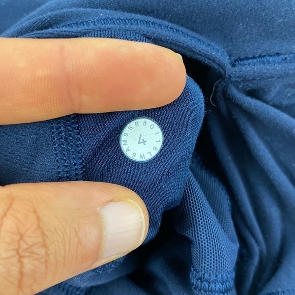 Lululemon Rejuvenate Crop *18" Blue - Picture 6 of 8